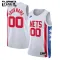 Maillot Enfant Brooklyn Nets Personnalisé Classic Edition 2022-23 Blanc Swingman