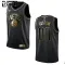 Maillot Enfant Brooklyn Nets Personnalisé Golden Edition Noir Swingman