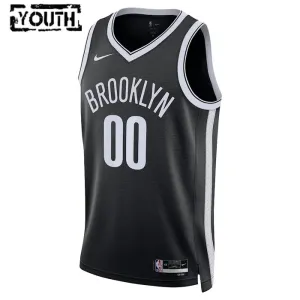 Maillot Enfant Brooklyn Nets Personnalisé Icon Edition Noir Swingman
