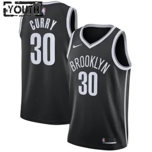 Maillot Enfant Brooklyn Nets Seth Curry 30 Icon Edition Noir Swingman