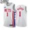 Maillot Enfant Brooklyn Nets TJ Warren 1 Classic Edition 2022-23 Blanc Swingman