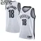 Maillot Enfant Brooklyn Nets Yuta Watanabe 18 Association Edition Blanc Swingman