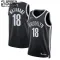 Maillot Enfant Brooklyn Nets Yuta Watanabe 18 Icon Edition Noir Swingman