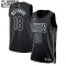 Maillot Enfant Brooklyn Nets Yuta Watanabe 18 Statement Edition Noir Swingman