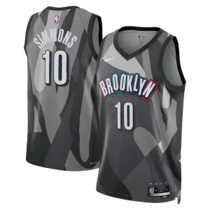 Maillot Homme Brooklyn Nets Ben Simmons City Edition 2024-25 Gris Swingman