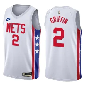 Maillot Homme Brooklyn Nets Blake Griffin 2 Classic Edition 2022-23 Blanc Swingman