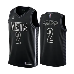 Maillot Homme Brooklyn Nets Blake Griffin 2 Statement Edition Noir Swingman Maillot Homme Brooklyn Nets Blake Griffin 2 Statement Edition Noir Swingman