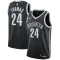 Maillot Homme Brooklyn Nets Cameron Thomas 24 Icon Edition Noir Swingman