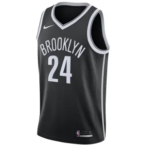 Maillot Homme Brooklyn Nets Cameron Thomas 24 Icon Edition Noir Swingman