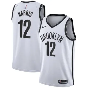 Maillot Homme Brooklyn Nets Joe Harris 12 Association Edition Blanc Swingman