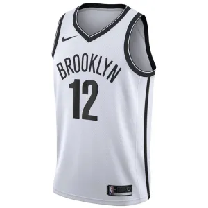 Maillot Homme Brooklyn Nets Joe Harris 12 Association Edition Blanc Swingman