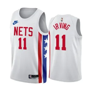 Maillot Homme Brooklyn Nets Kyrie Irving 11 Classic Edition 2022-23 Blanc Swingman Maillot Homme Brooklyn Nets Kyrie Irving 11 Classic Edition 2022-23 Blanc Swingman