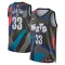 Maillot Homme Brooklyn Nets Nic Claxton City Edition 2023-24 Noir Swingman