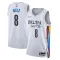 Maillot Homme Brooklyn Nets Patty Mills 8 City Edition 2022-23 Blanc Swingman