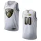 Maillot Homme Brooklyn Nets Personnalisé Golden Edition Blanc Swingman