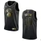Maillot Homme Brooklyn Nets Personnalisé Golden Edition Noir Swingman