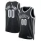 Maillot Homme Brooklyn Nets Personnalisé Icon Edition Noir Swingman