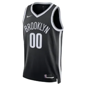 Maillot Homme Brooklyn Nets Personnalisé Icon Edition Noir Swingman