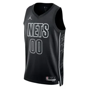 Maillot Homme Brooklyn Nets Personnalisé Statement Edition Noir Swingman