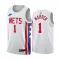 Maillot Homme Brooklyn Nets TJ Warren 1 Classic Edition 2022-23 Blanc Swingman