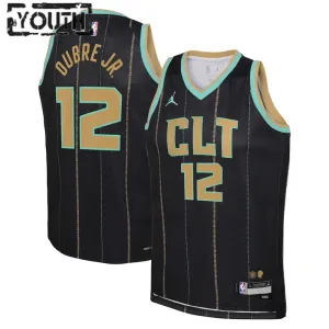 Maillot Enfant Charlotte Hornets Kelly Oubre JR 12 City Edition 2022-23 Noir Swingman