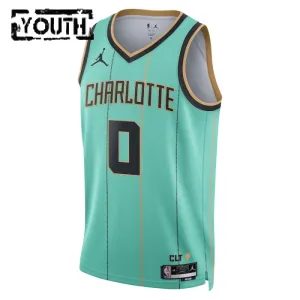 Maillot Enfant Charlotte Hornets Miles Bridges City Edition 2024-25 Teal Swingman