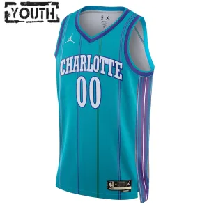 Maillot Enfant Charlotte Hornets Personnalisé Classic Edition 2023-24 Teal Swingman