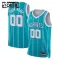 Maillot Enfant Charlotte Hornets Personnalisé Icon Edition Teal Swingman
