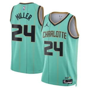 Maillot Homme Charlotte Hornets Brandon Miller City Edition 2024-25 Teal Swingman