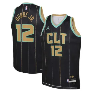 Maillot Homme Charlotte Hornets Kelly Oubre JR 12 City Edition 2022-23 Noir Swingman