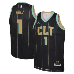 Maillot Homme Charlotte Hornets Lamelo Ball 1 City Edition 2022-23 Noir Swingman