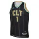 Maillot Homme Charlotte Hornets Lamelo Ball 1 City Edition 2022-23 Noir Swingman