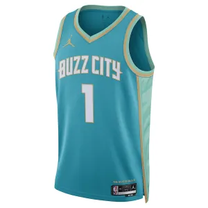 Maillot Homme Charlotte Hornets LaMelo Ball City Edition 2023-24 Teal Swingman