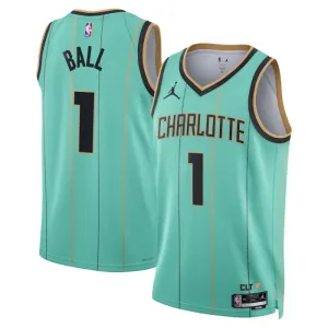 Maillot Homme Charlotte Hornets Lamelo Ball City Edition 2024-25 Teal Swingman