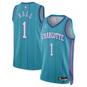 Maillot Homme Charlotte Hornets LaMelo Ball Classic Edition 2023-24 Teal Swingman