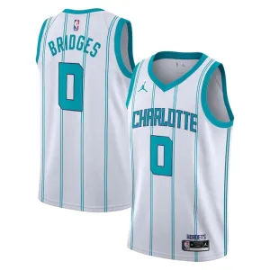 Maillot Homme Charlotte Hornets Miles Bridges 0 Association Edition Blanc Swingman Maillot Homme Charlotte Hornets Miles Bridges 0 Association Edition Blanc Swingman