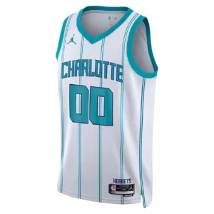 Maillot Homme Charlotte Hornets Personnalisé Association Edition Blanc Swingman