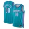 Maillot Homme Charlotte Hornets Personnalisé Classic Edition 2023-24 Teal Swingman