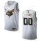 Maillot Homme Charlotte Hornets Personnalisé Golden Edition Blanc Swingman