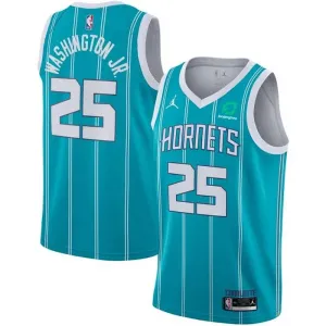 Maillot Homme Charlotte Hornets PJ Washington 25 Icon Edition Teal Swingman