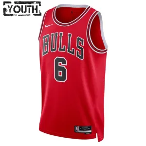 Maillot Enfant Chicago Bulls Alex Caruso 6 Icon Edition Rouge Swingman