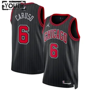 Maillot Enfant Chicago Bulls Alex Caruso 6 Statement Edition Noir Swingman