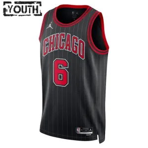 Maillot Enfant Chicago Bulls Alex Caruso 6 Statement Edition Noir Swingman