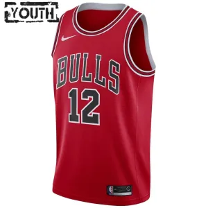 Maillot Enfant Chicago Bulls Ayo Dosunmu 12 Icon Edition Rouge Swingman