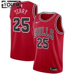 Maillot Enfant Chicago Bulls Dalen Terry 25 Icon Edition Rouge Swingman