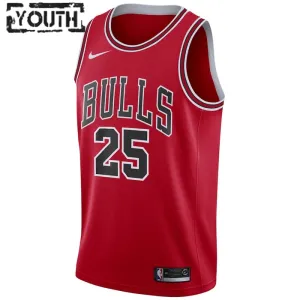 Maillot Enfant Chicago Bulls Dalen Terry 25 Icon Edition Rouge Swingman