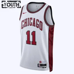 Maillot Enfant Chicago Bulls Demar Derozan 11 City Edition 2022-23 Blanc Swingman