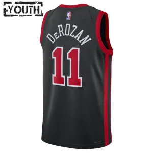 Maillot Enfant Chicago Bulls DeMar DeRozan 11 City Edition 2023-24 Noir Swingman