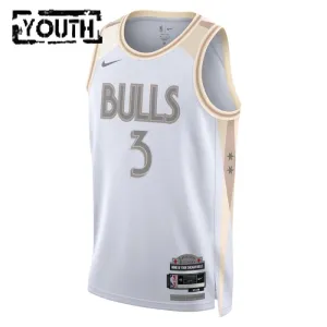 Maillot Enfant Chicago Bulls Josh Giddey City Edition 2024-25 Blanc Swingman