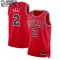 Maillot Enfant Chicago Bulls Lonzo Ball 2 Icon Edition Rouge Swingman